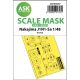 ASK mask 1:48 Nakajima J1N1-Sa one-sided express mask for Tamiya