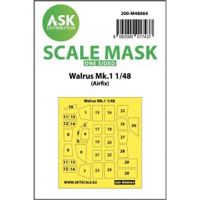 ASK mask 1:48 Walrus Mk.1 one-sided mask for Airfix