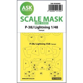 ASK mask 1:48 P-38J Lightning one-sided mask for Tamiya