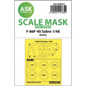 ASK mask 1:48 F-86F-40 Sabre one-sided mask for Airfix