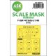 ASK mask 1:48 F-86F-40 Sabre one-sided mask for Airfix