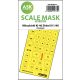 ASK mask 1:48 Mitsubishi Ki-46 Shitei III one-sided mask for Tamiya