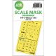ASK mask 1:48 F4F-3 Wildcat double-sided express mask for Eduard