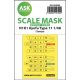 ASK mask 1:48 N1K1 Kyofu Type 11 double-sided mask self-adhesive pre-cutted for Tamiya