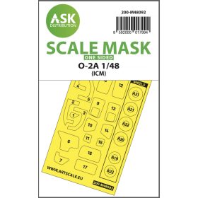   ASK mask 1:48 O-2A one-sided mask self-adhesive pre-cutted for ICM