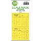 ASK mask 1:48 SAAB SK60 double-sided mask self-adhesive, pre-cutted for Pilot Replicas
