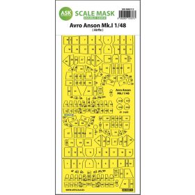   ASK mask 1:48 Avro Anson Mk.I double-sided express mask, self-adhesive and pre-cutted for Airfix