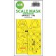 ASK mask 1:48 Rafale C double-sided express mask, self-adhesive and pre-cutted for Academy