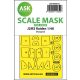 ASK mask 1:48 J2M3 Raiden one-sided express mask, self-adhesive and pre-cutted for Hasegawa