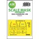 ASK mask 1:48 Ki-43-I Hayabusa double-sided express mask, self-adhesive and pre-cutted for Hasegawa