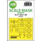 ASK mask 1:48 Ki-27 Nate one-sided express mask for Hasegawa