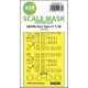 ASK mask 1:48 A6M2b Zero Type 21 double-sided express mask for Academy