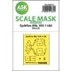 ASK mask 1:48 Spitfire Mk.VIII one-sided express fit mask for Eduard