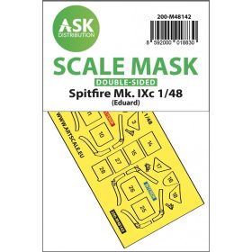   ASK mask 1:48 Spitfire Mk.IXc double-sided express fit mask for Eduard