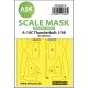 ASK mask 1:48 A-10C Thunderbolt double-sided express fit mask for Academy