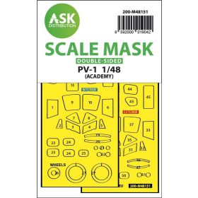  ASK mask 1:48 PV-1 Ventura double-sided express fit mask for Academy