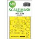 ASK mask 1:48 PV-1 Ventura one-sided express fit mask for Academy