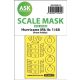 ASK mask 1:48 Hawker Hurricane Mk.II one-sided express mask for Arma Hobby