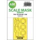 ASK mask 1:48 F4U-1D Corsair one-sided express mask for Hobby Boss