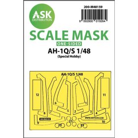   ASK mask 1:48 AH-1Q/S Cobra one-sided fit express mask for Special Hobby