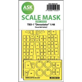   ASK mask 1:48 TBD-1 Devastator one-sided fit express mask for Great Wall Hobby