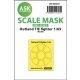 ASK mask 1:65 Outland TIE fighter one-sided painting mask for Revell