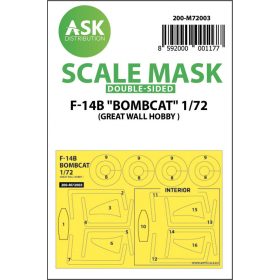   ASK mask 1:72 F-14B Bombcat double-sided painting mask for Great Wall Hobby