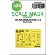 ASK mask 1:72 Tachikawa Ki-54HEI one-sided painting mask for Special Hobby