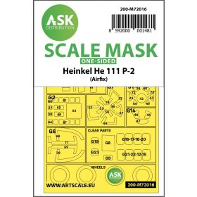 ASK mask 1:72 Heinkel He 111P-2 one-sided for Airfix