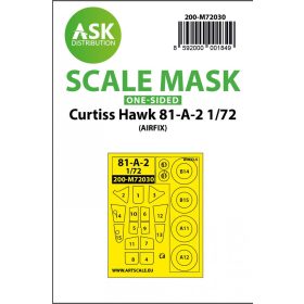   ASK mask 1:72 Curtiss Hawk 81-A-2 one-sided painting mask for Airfix