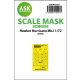 ASK mask 1:72 Hawker Hurricane Mk.I one-sided painting mask for Airfix