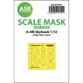   ASK mask 1:72 A-4M Skyhawk one-sided painting mask for Hobby2000/Fujimi