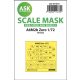 ASK mask 1:72 A6M2b Zero one-sided painting express mask for Tamiya