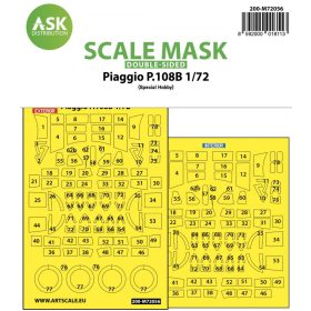   ASK mask 1:72 Piaggio P.108B double-sided painting express mask for Special Hobby