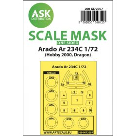   ASK mask 1:72 Arado Ar 234C one-sided painting express mask for Hobby2000 / Dragon