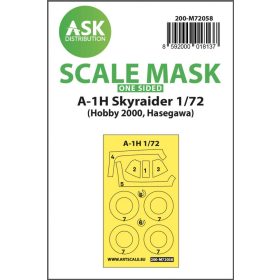   ASK mask 1:72 A-1H Skyrayder one-sided painting express mask for Hobby2000 / Hasegawa