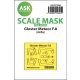ASK mask 1:72 Gloster Meteor F.8 one-sided express mask for Airfix