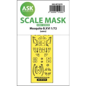   ASK mask 1:72 Mosquito B.XVI one-sided express fit mask for Airfix