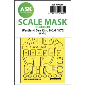   ASK mask 1:72 Westland Sea King HC.4 one sided express fit mask for Air