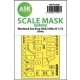 ASK mask 1:72 Westland Sea King HAR.3 / Mk.43 one-sided express fit mask for Airfix