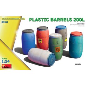 MiniArt 24011 1:24 Plastic Barrels 200L