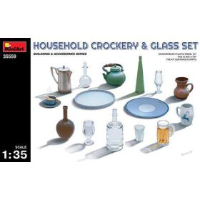 Miniart 1:35 Household Crockery & Glass Set