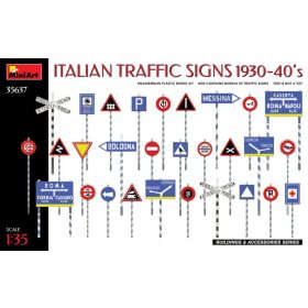 Miniart 1:35 Italian Traffic Signs 1930-40’s