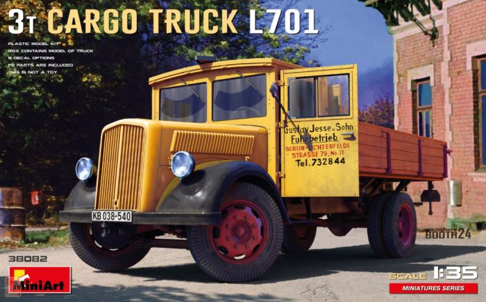 Miniart 1:35 3t Cargo Truck L701