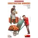 Miniart 1:35 Construction Workers with Accessories