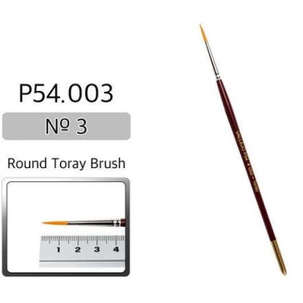Vallejo P54003 Brush - Round Toray Brush No.3