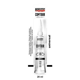 Pentart Kontúrozó festék 20 ml fehér - 10136