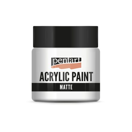 Pentart Matt akrilfesték 50 ml fehér - 1017