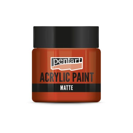 Pentart Matt akrilfesték 50 ml piros - 1018