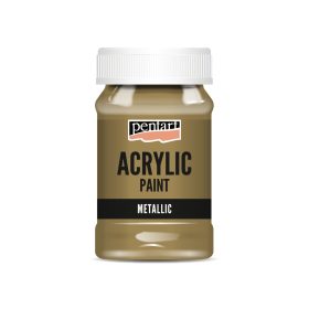 Pentart Metál akrilfesték 100 ml antikréz - 10276